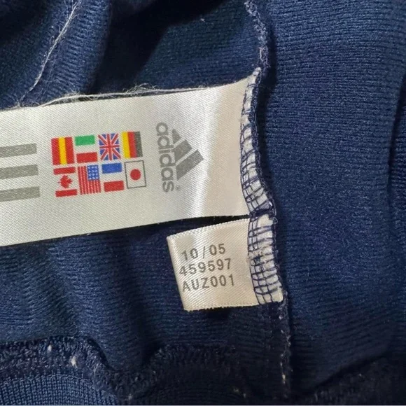 Vintage Y2K Adidas Navy Blue Track Jacket - Picture 3 of 7